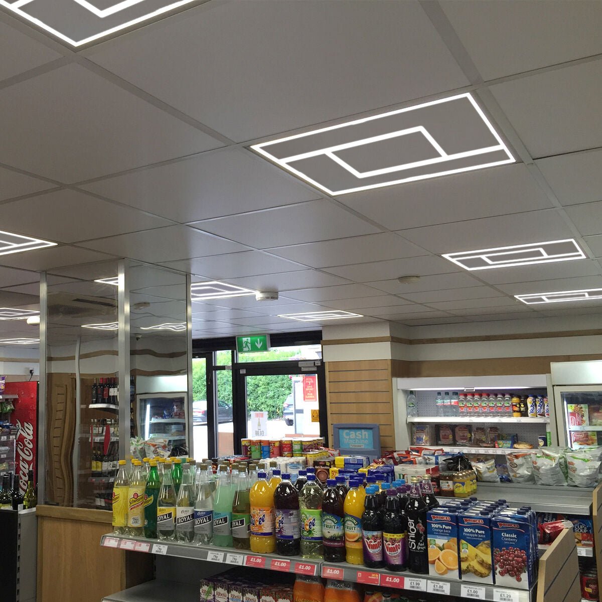 64W Double Square Border Line LED Frame Panel 600 X 600 Recessed Ceiling Light 6500K - Energy Light Bulbs - Free delivery on all orders