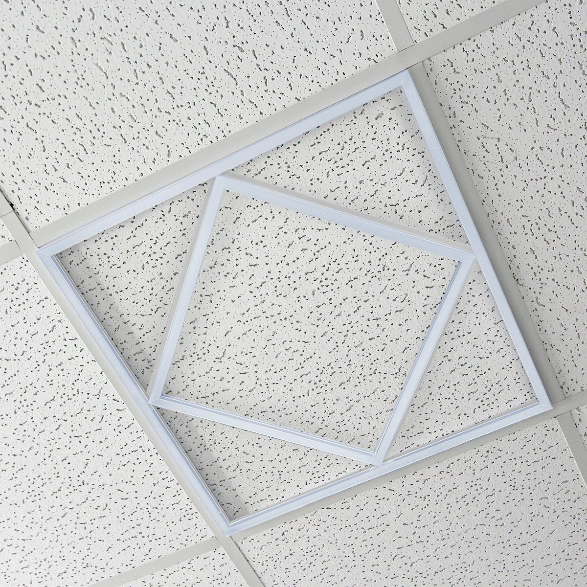 64W LED Recessed Ceiling Panel Frame Edge Light Blue and 6500K Cool White 600×600 - Energy Light Bulbs - Free delivery on all orders