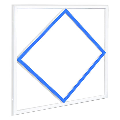 64W LED Recessed Ceiling Panel Frame Edge Light Blue and 6500K Cool White 600×600 - Energy Light Bulbs - Free delivery on all orders