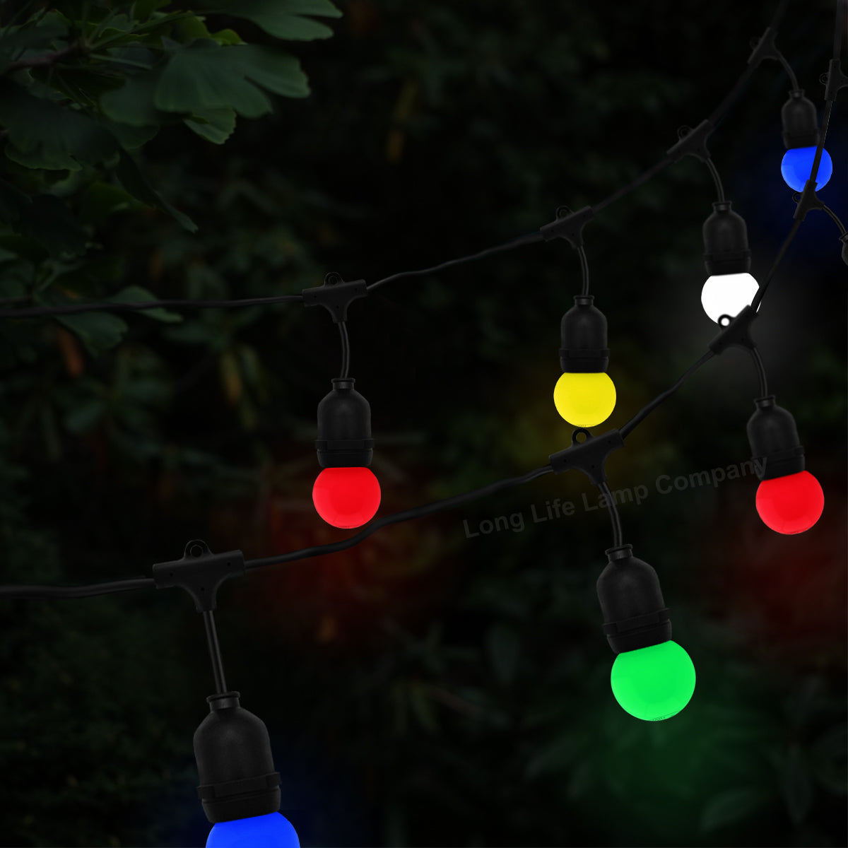 10 Bulb 10M Outdoor LED Festoon String Lights Coloured Bulbs IP64 240v Heavy Duty Highest Quality - Free delivery on all orders