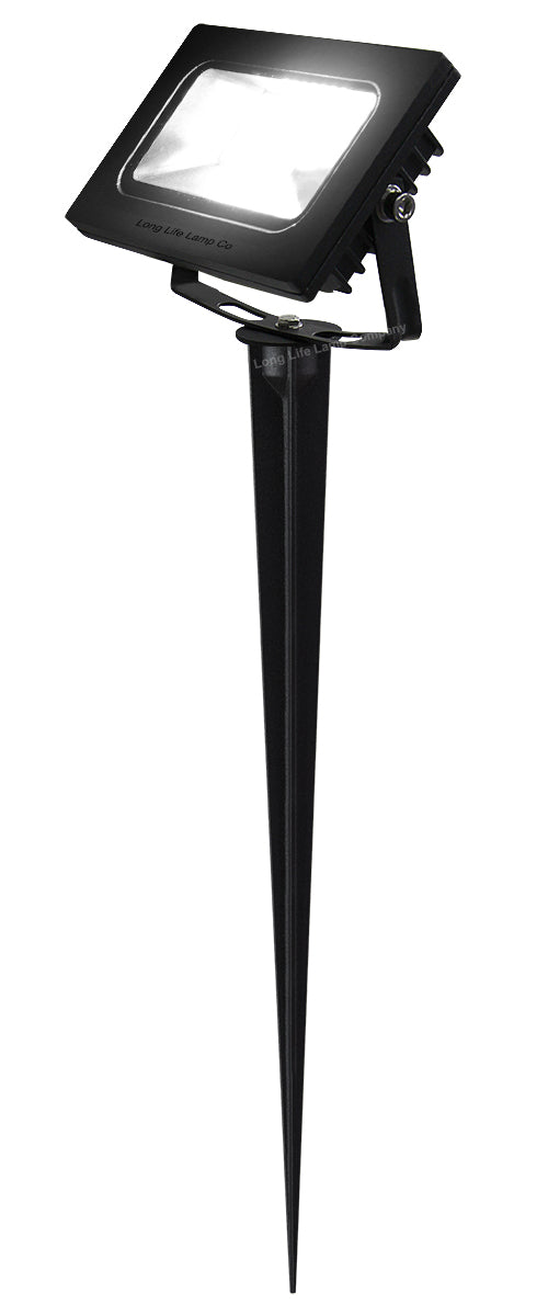 50w LED Ground Mount Flood light Spike Cool White 450mm Long Stake
