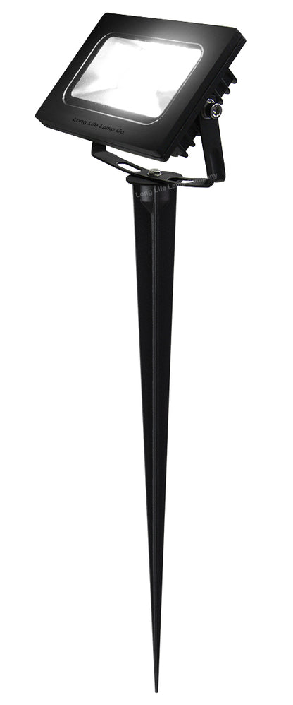 50w LED Ground Mount Flood light Spike Cool White 450mm Long Stake