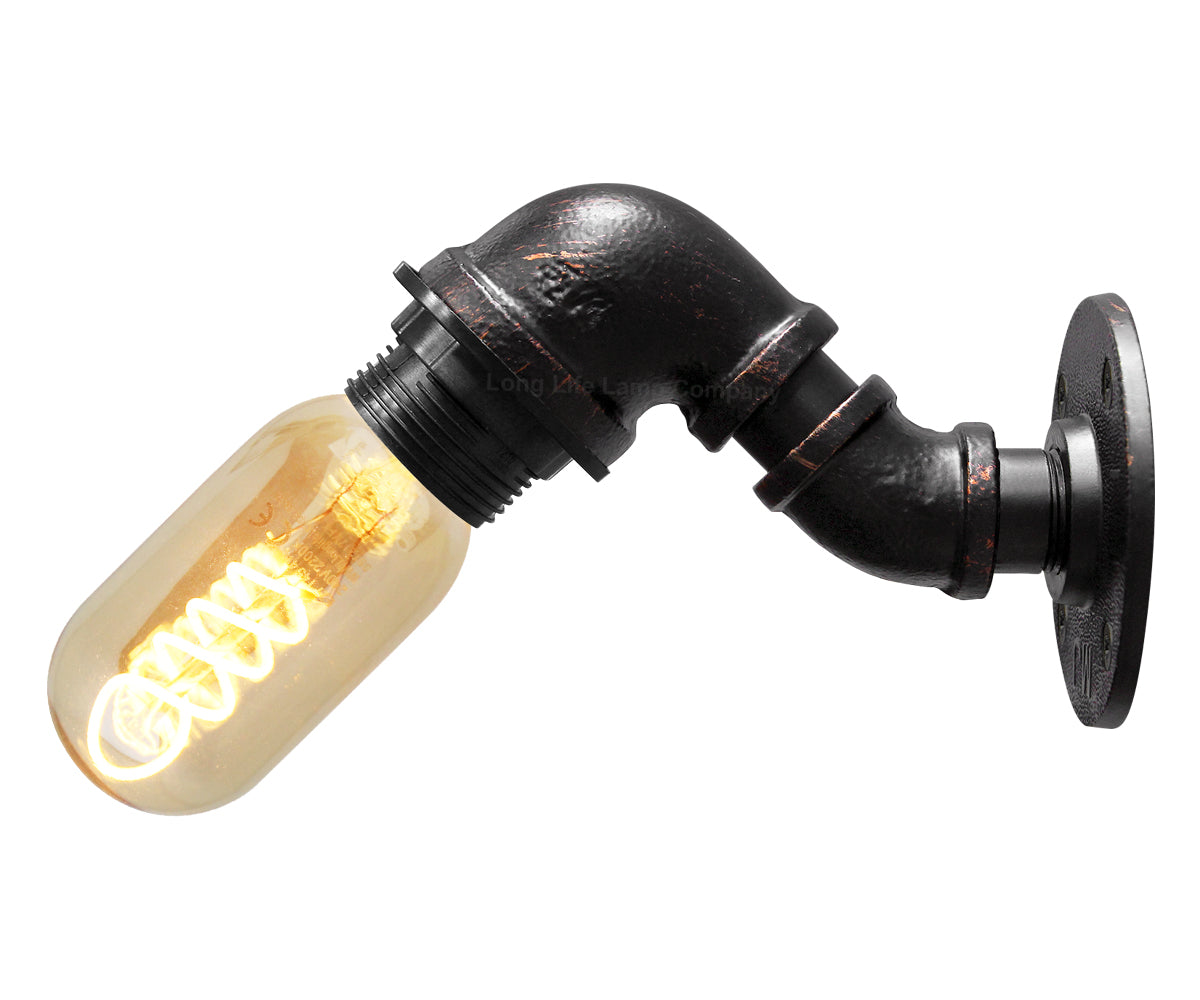Retro Vintage Industrial Water Pipe Wall Light