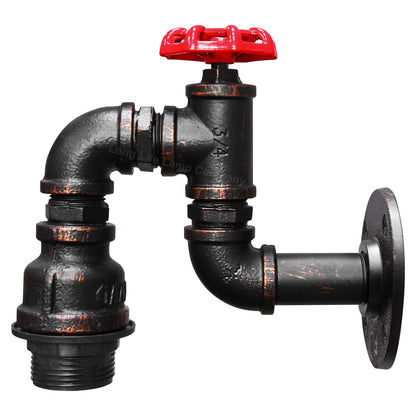Industrial Vintage Water Pipe Wall Lamp