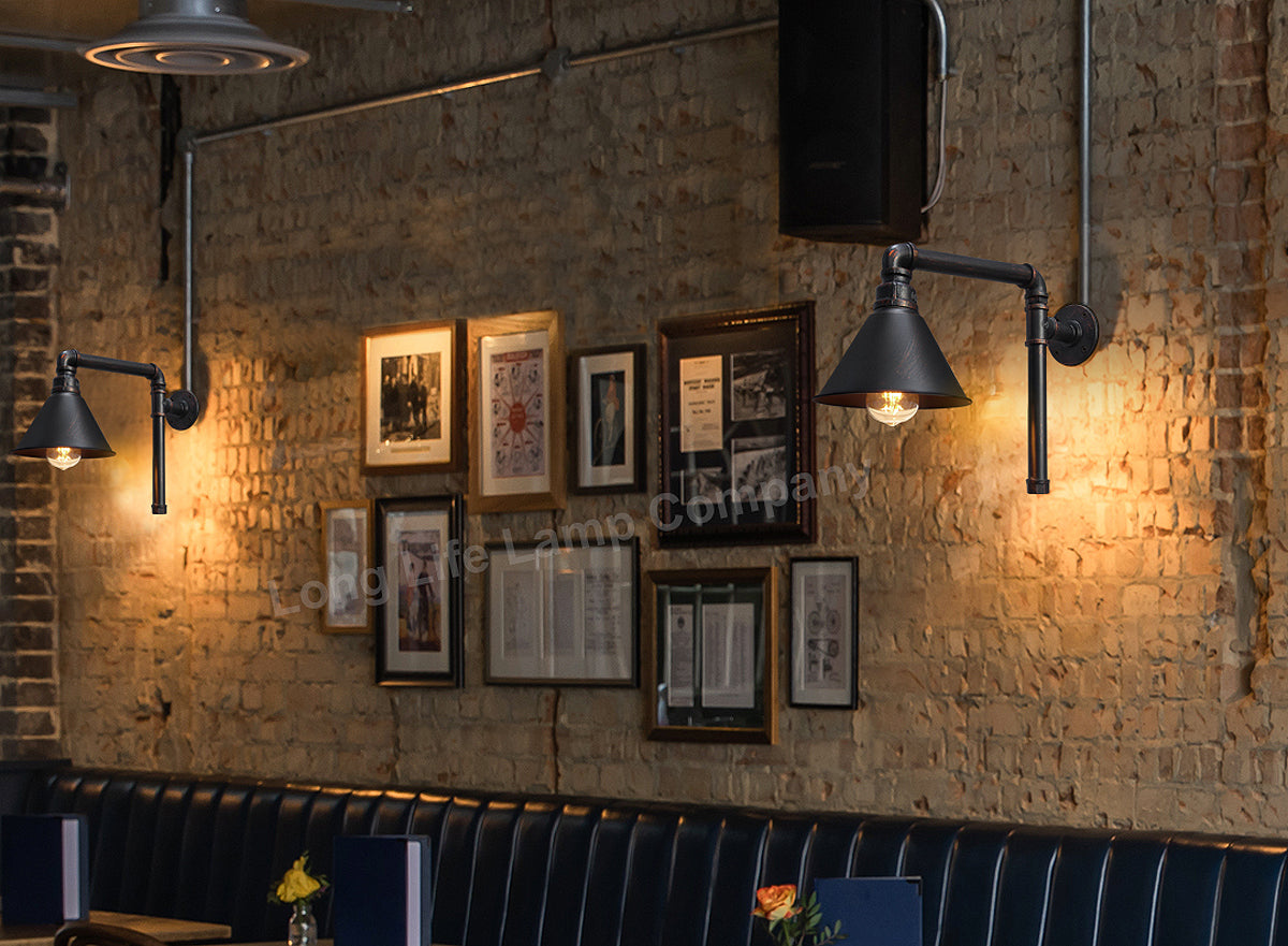 Industrial Vintage Water Pipe Wall Light - Free delivery on all orders