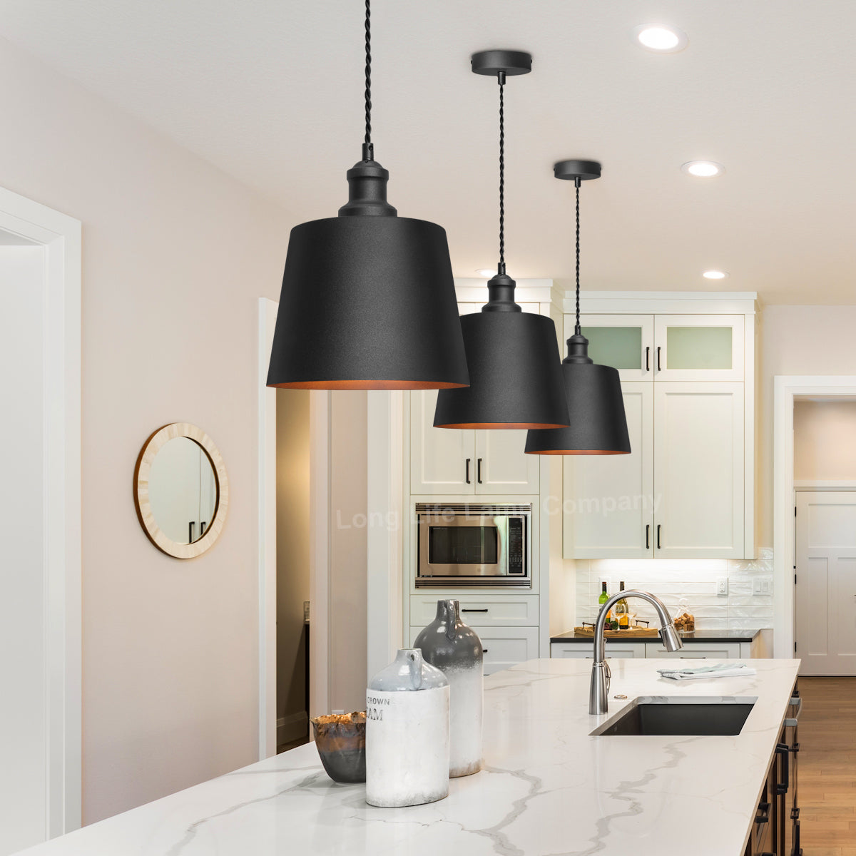 Modern Black Ceiling Pendant Light - Free delivery on all orders