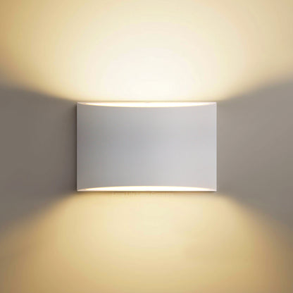 Modern Up Down Gypsum Ceramic Wall Light with G9 LED 5W WW