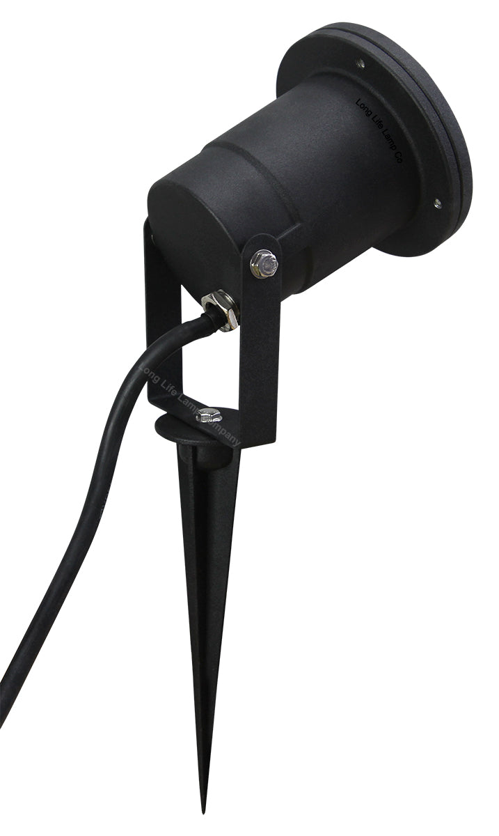 Weatherproof garden spike lights designed for patios, driveways and outdoor features