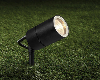 Outdoor Garden Black Stainless Steel 12v MR16 Low Voltage Spike Light ZLC328B - Free delivery on all orders