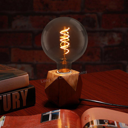 2w Vintage LED G125 Bulb E27 Spiral Filament Smoke Grey - Free delivery on all orders