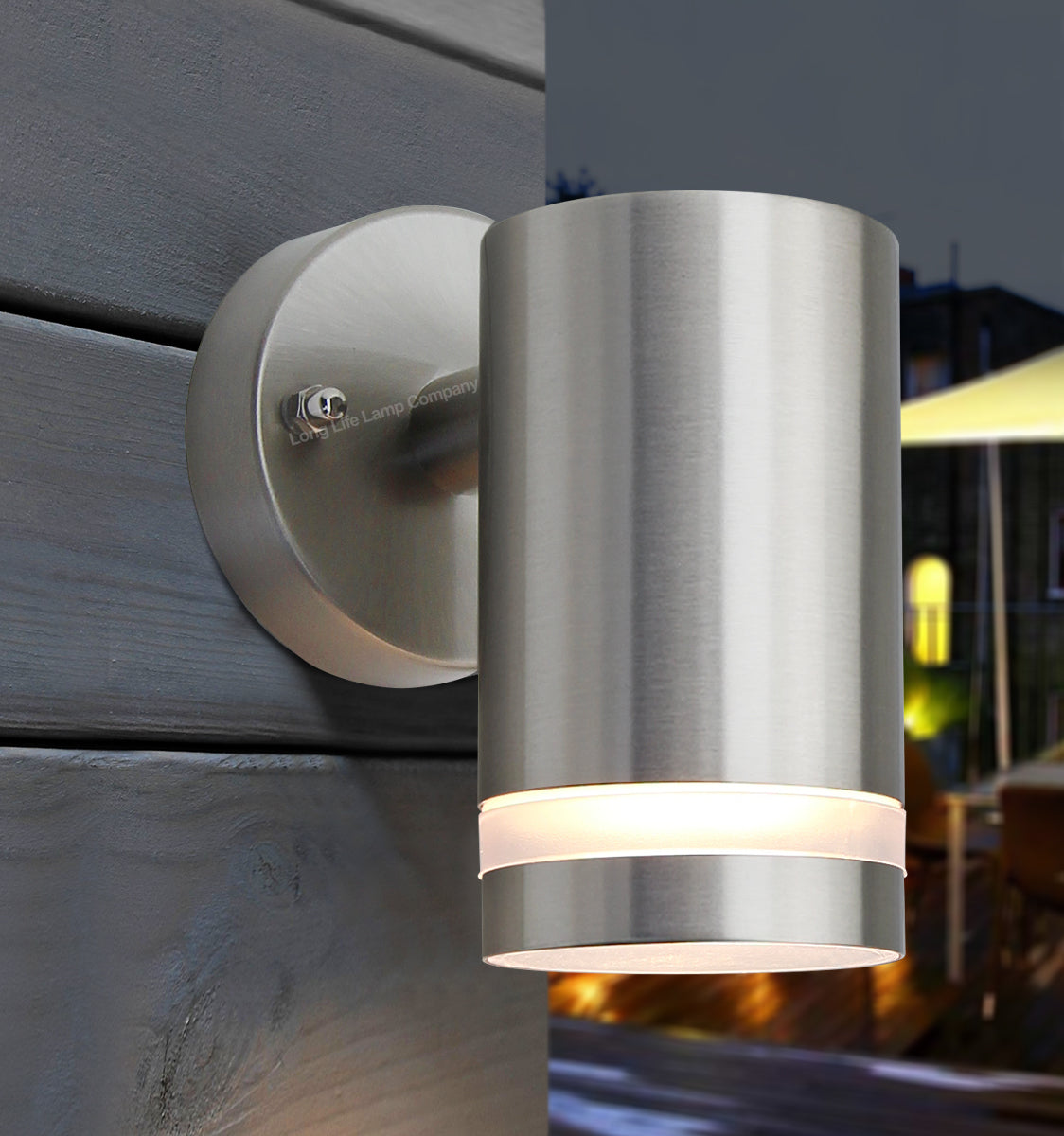 Single Outdoor Wall Light Stainless Steel Garden Light