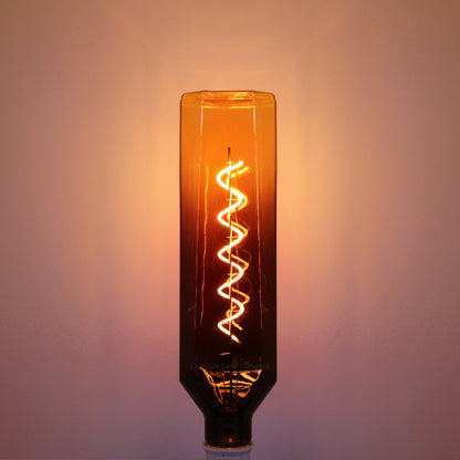 4W LED Decorative Light Bulb Whisky Bottle Yellow Gradient Glass E27 Spiral Filament  YELWHISKY