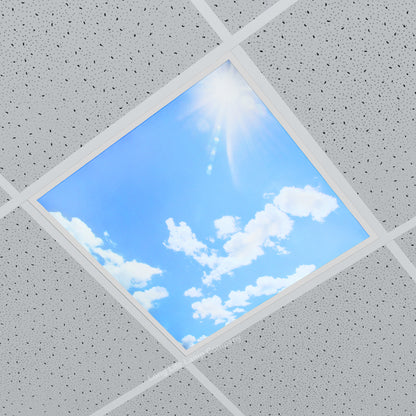 40w Sky with Sun LED Ceiling Panel 600 X 600 Cloud Scene Recessed Light With Transformer