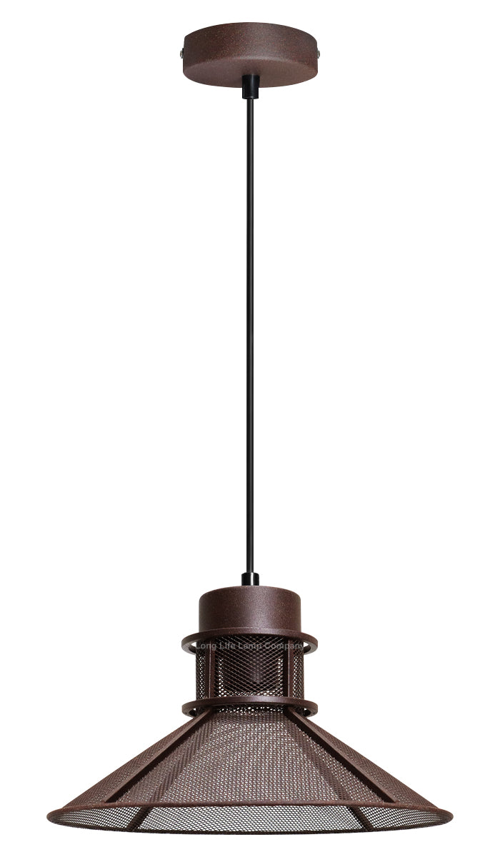 Industrial Ceiling Rustic Copper Scone Pendant Light