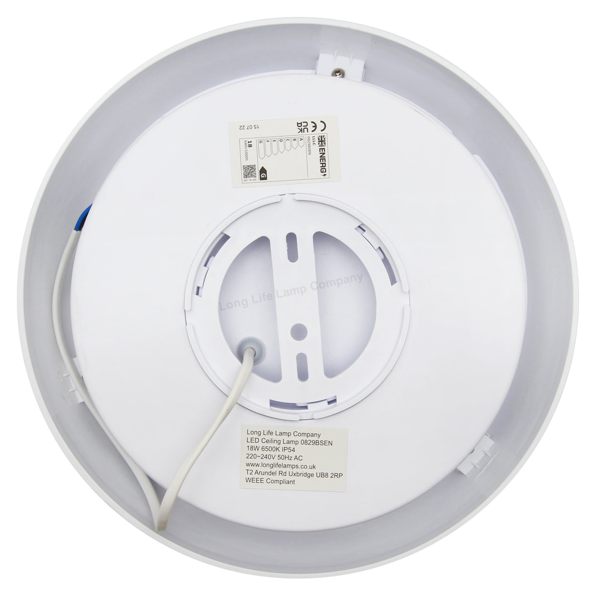 18w LED Flushlight Round Surface Mount with Microwave Sensor remote controlled