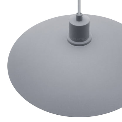 Modern Ceiling Pendant Light Grey Frosted Glass