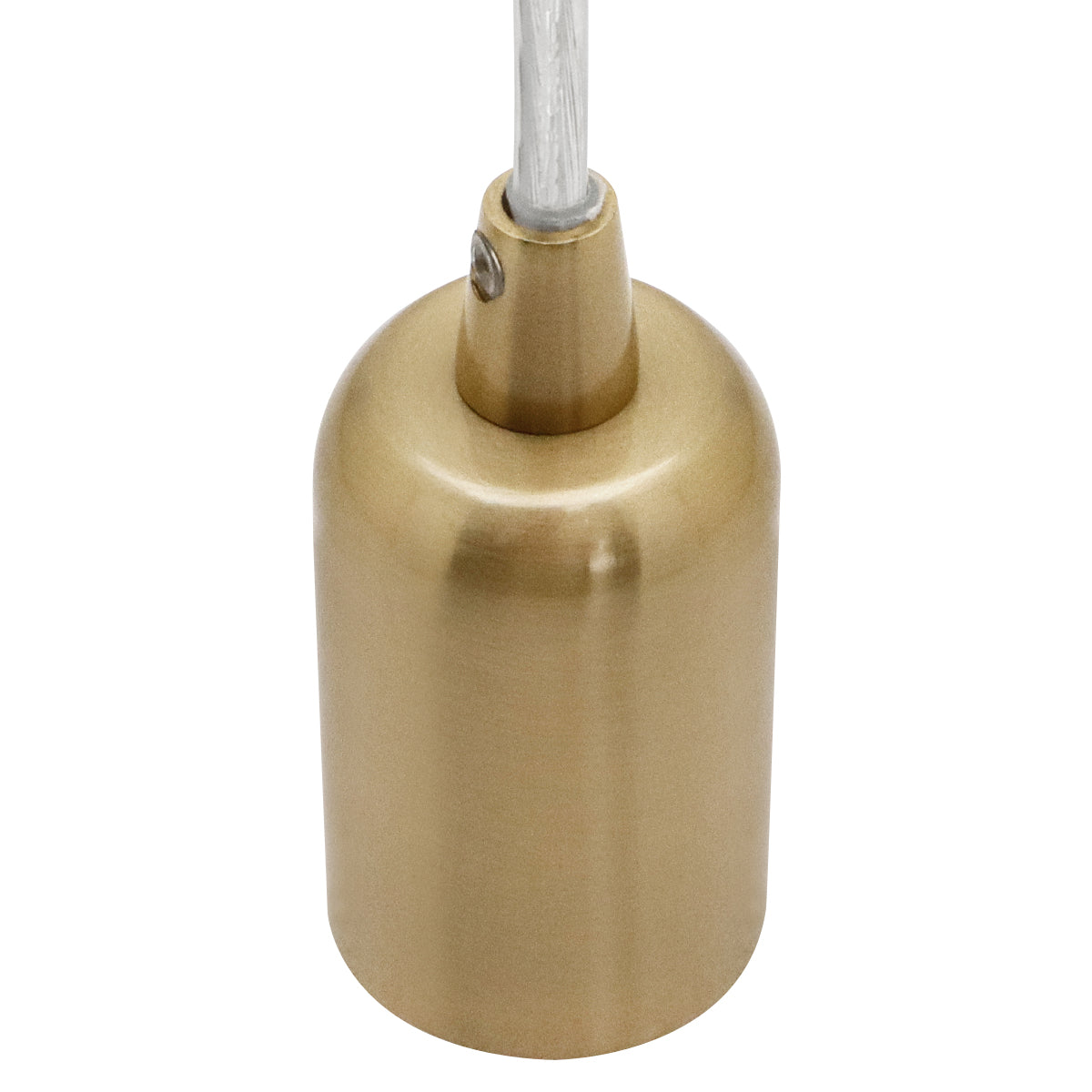 Ceiling Rose Pendant E27 Fitting Brass Flex Hanging Lamp Holder Kit