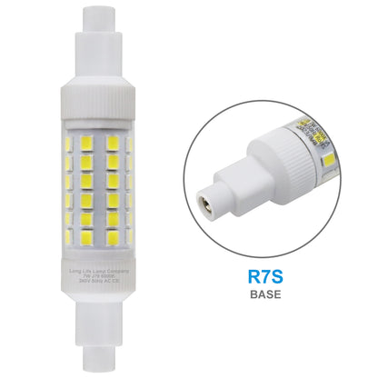 2 x R7s 78mm LED Bulb 7W 6000K Flood Light Replacement - Free delivery on all orders