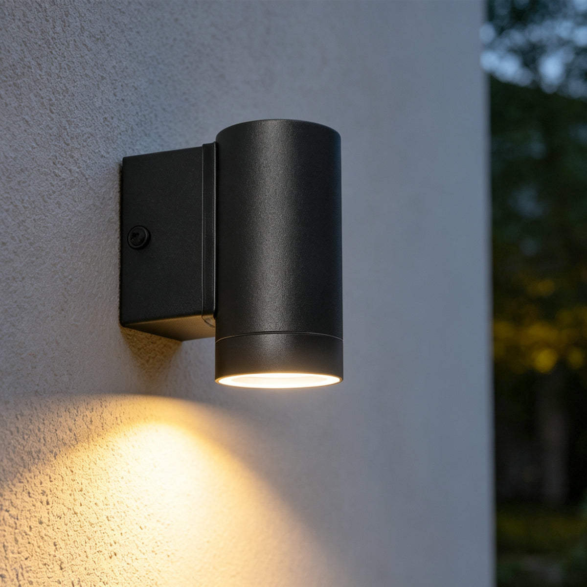 Outdoor Black Single Wall Light Stainless Steel IP65 ZLC018B