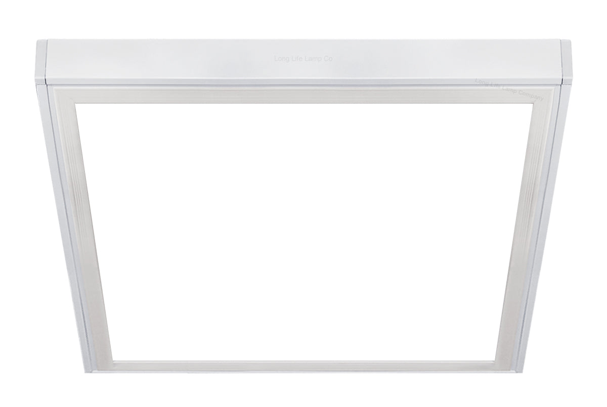 40w 600 x 600 Surface Mount Frame with LED Panel White Body 6500k 