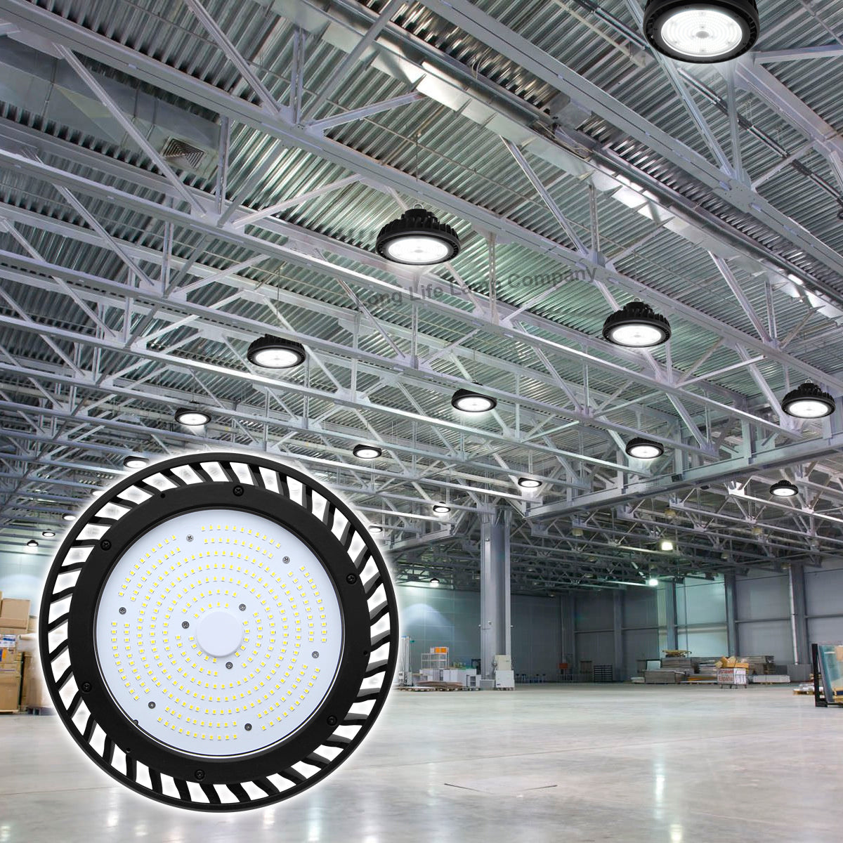 150w LED High Bay UFO Light IP65 for Warehouse Workshops Canopy - Free delivery on all orders