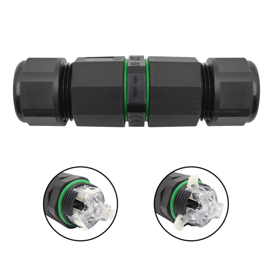Waterproof IP68 Quick Connector 3 Terminal 3P L+N QCS2