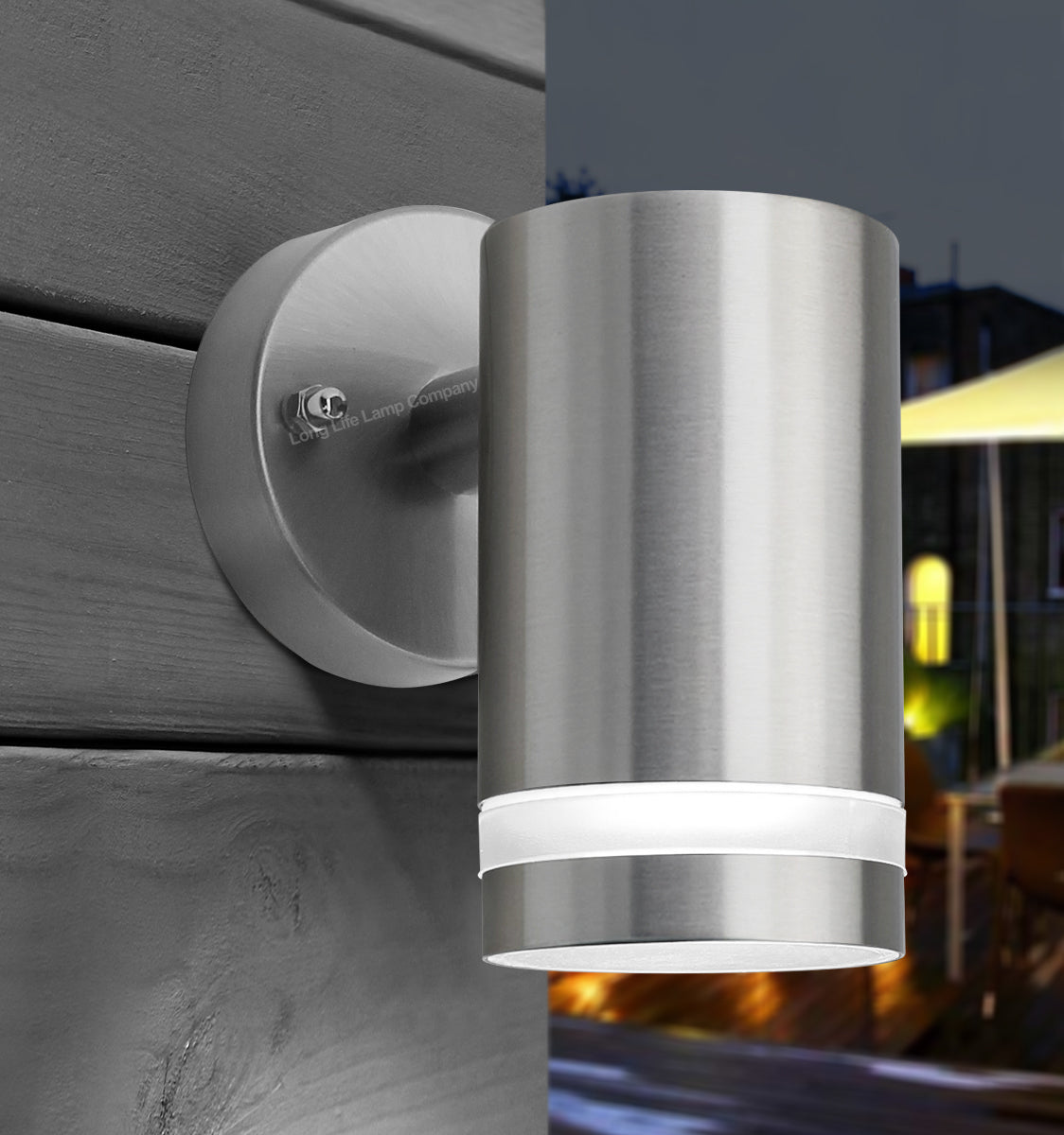 Single Outdoor Wall Light Stainless Steel Garden Light