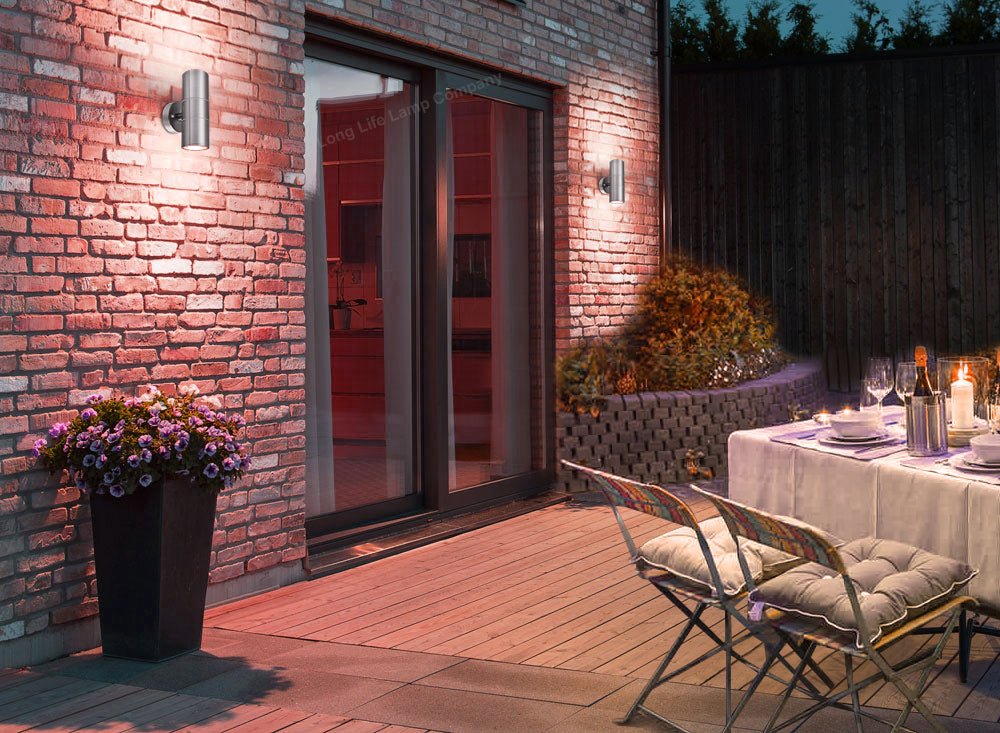 6w Coloured LED Twin Wall Light Red, Green , Blue - Energy Light Bulbs - Free delivery on all orders