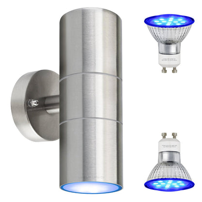 6w Coloured LED Twin Wall Light Red, Green , Blue - Energy Light Bulbs - Free delivery on all orders