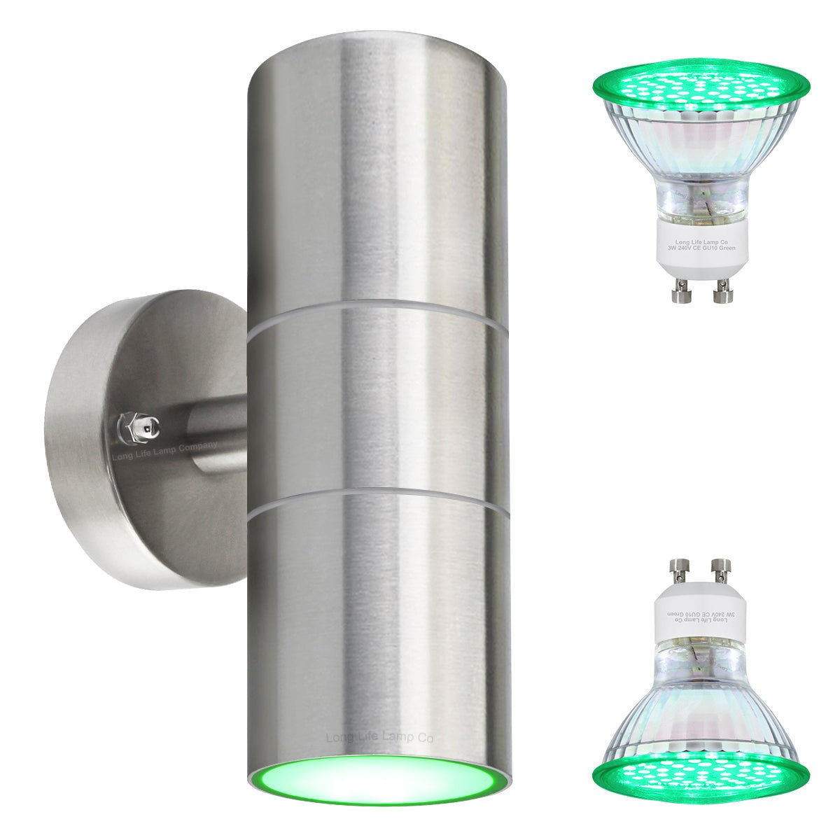 6w Coloured LED Twin Wall Light Red, Green , Blue - Energy Light Bulbs - Free delivery on all orders