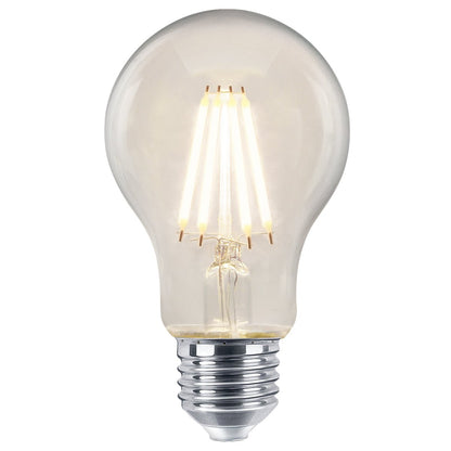 6W LED Filament A60 Light Bulb 4000k E27 Clear Glass 2 or 4 or 6 or 10 Pack