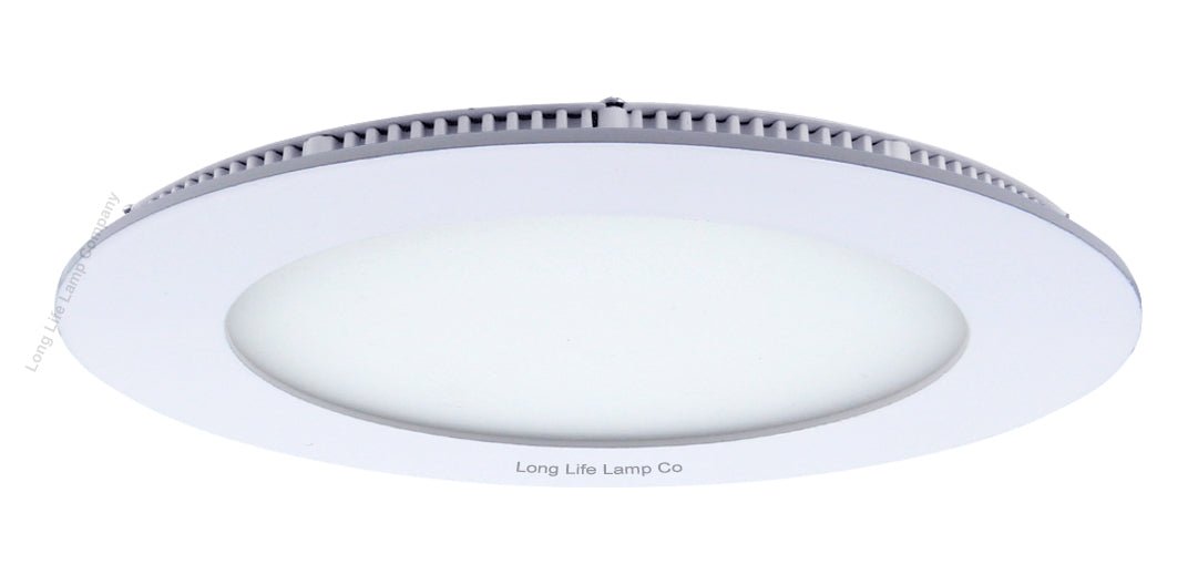 6w LED Round Recessed Ceiling Flat Panel Ultra Slim Warm White - Energy Light Bulbs - Free delivery on all orders
