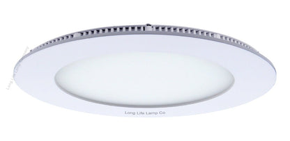 6w LED Round Recessed Ceiling Flat Panel Ultra Slim Warm White - Energy Light Bulbs - Free delivery on all orders