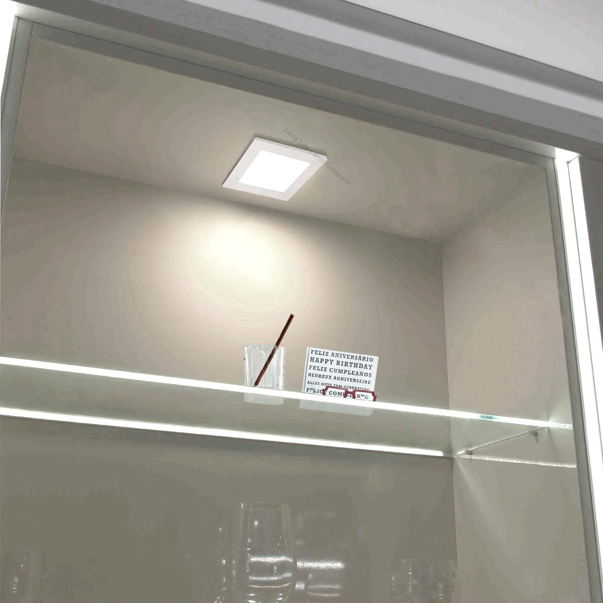 6w LED Square Recessed Ceiling Panel Cool White 6500k - Energy Light Bulbs - Free delivery on all orders