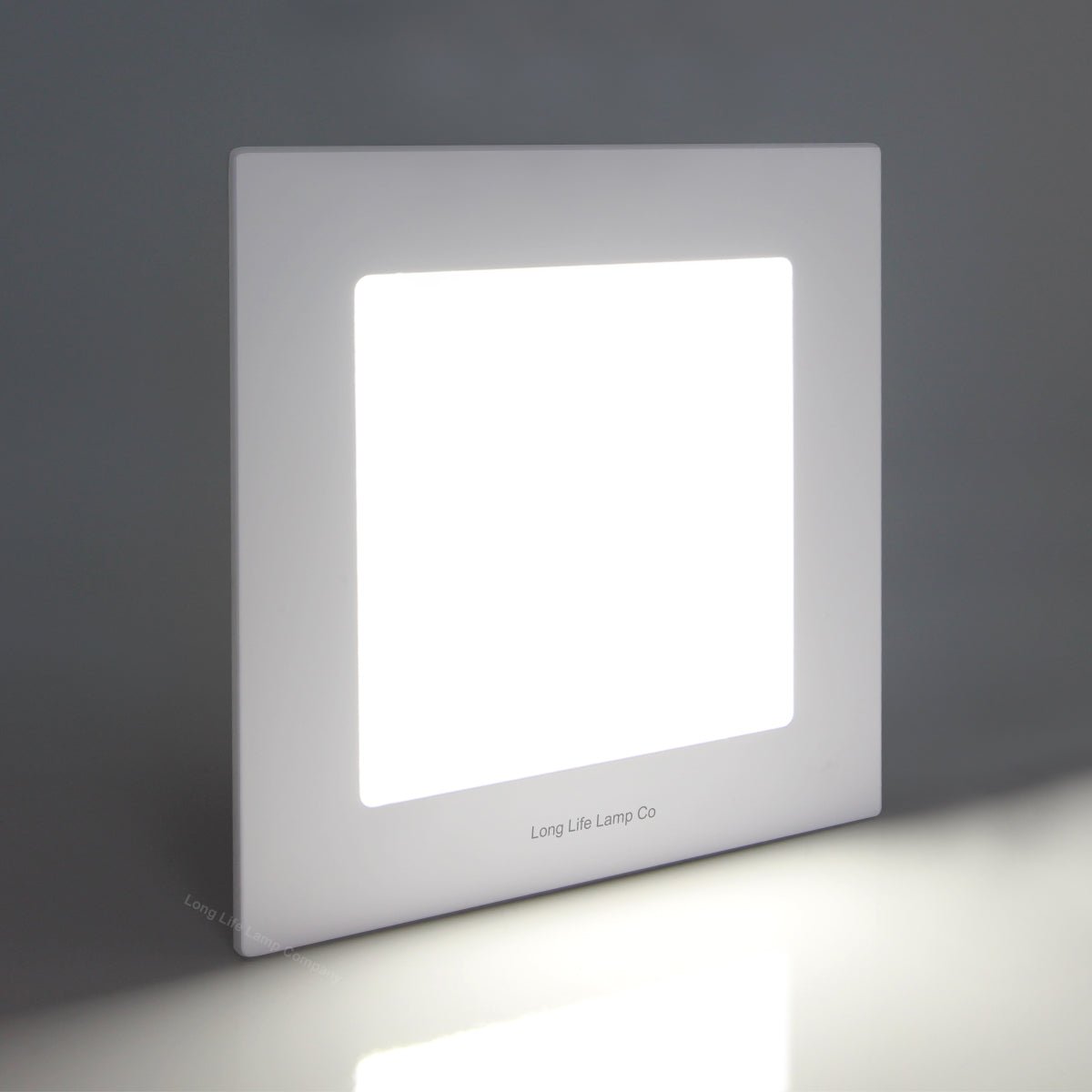 6w LED Square Recessed Ceiling Panel Cool White 6500k - Energy Light Bulbs - Free delivery on all orders