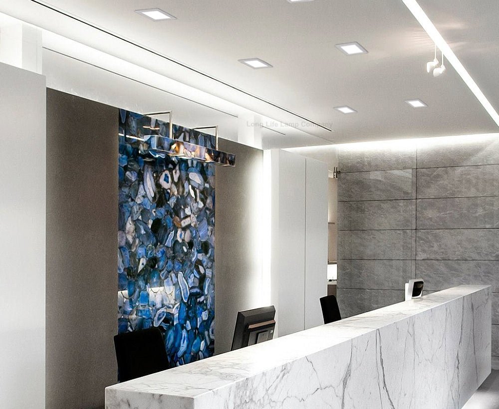 6w LED Square Recessed Ceiling Panel Cool White 6500k - Energy Light Bulbs - Free delivery on all orders