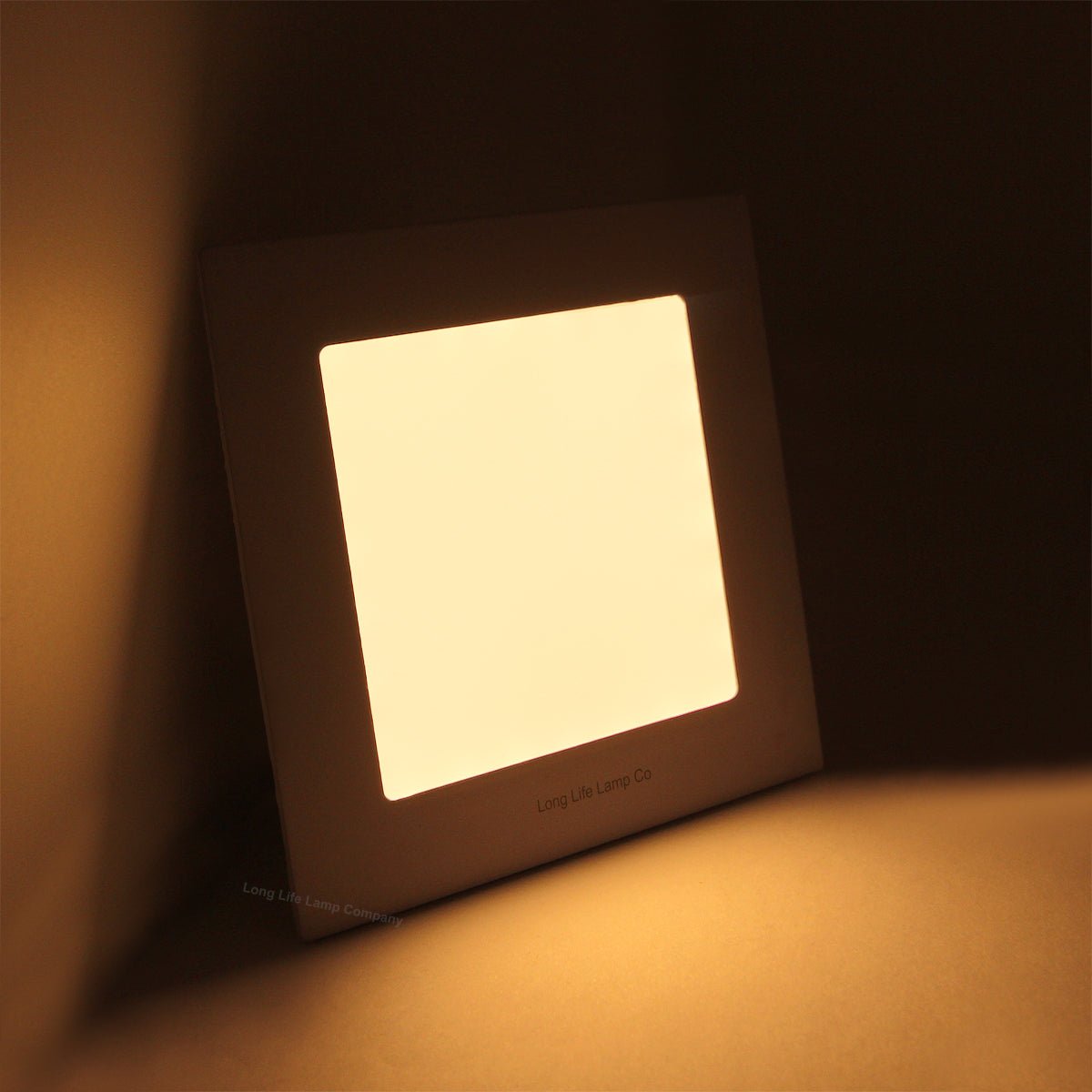 6w LED Square Recessed Ceiling Panel Warm White 3000K - Energy Light Bulbs - Free delivery on all orders
