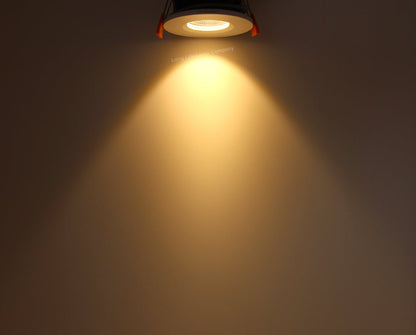 6w Modern LED Recessed Fire Rated Ceiling Down Light IP65 Warm White 3000k - Energy Light Bulbs - Free delivery on all orders