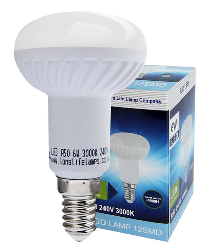 6w R50 LED Reflector Light Bulb Energy Saving Replacement For Halogen - Energy Light Bulbs - Free delivery on all orders