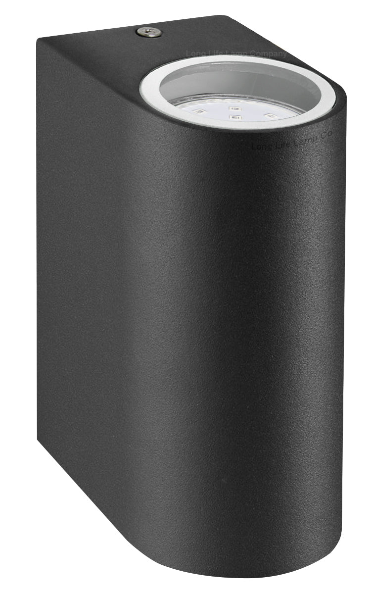 6w Red,Green, Blue Coloured LED Up Down Wall Light Black Body - Energy Light Bulbs - Free delivery on all orders