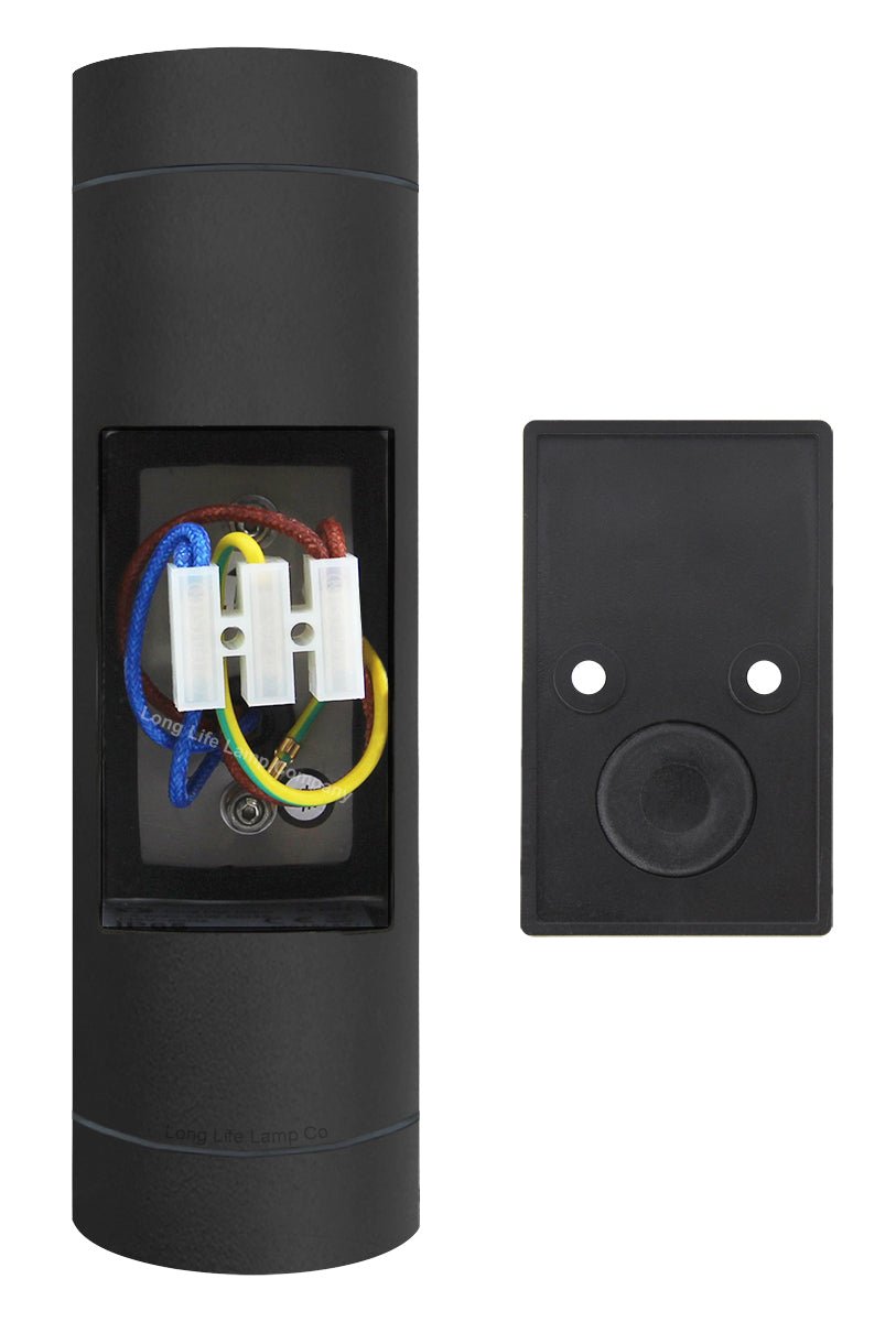 6w Red,Green, Blue Coloured LED Wall Light Black Body - Energy Light Bulbs - Free delivery on all orders