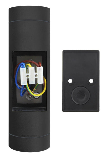 6w Red,Green, Blue Coloured LED Wall Light Black Body - Energy Light Bulbs - Free delivery on all orders
