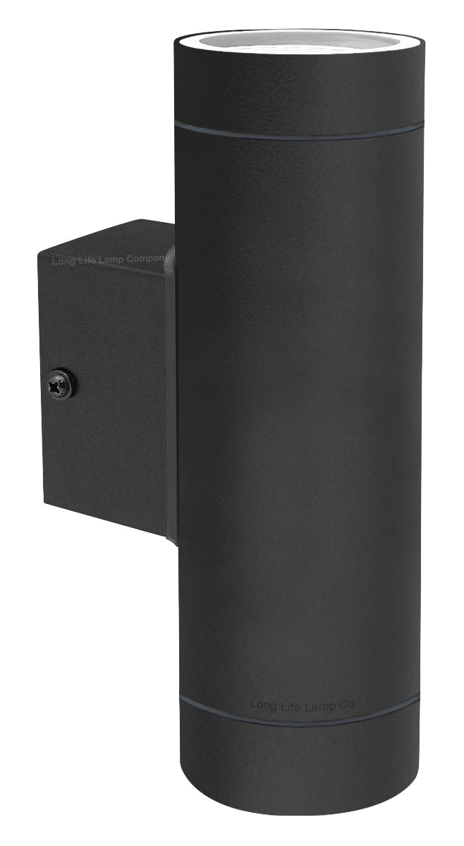 6w Red,Green, Blue Coloured LED Wall Light Black Body - Energy Light Bulbs - Free delivery on all orders