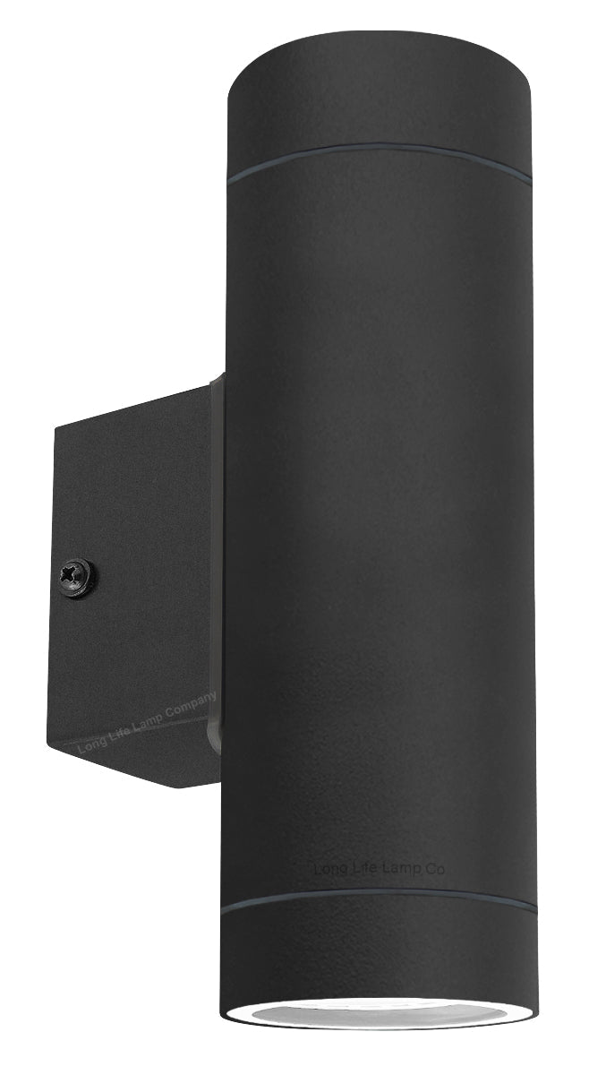 6w Red,Green, Blue Coloured LED Wall Light Black Body - Energy Light Bulbs - Free delivery on all orders