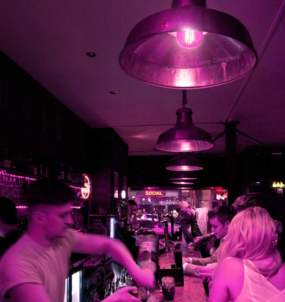 4w LED Golf Ball Purple Light Bulb E27 Clear Glass