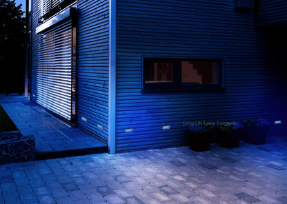 Mini 1.5w LED Blue Outdoor Recessed Brick Light IP44