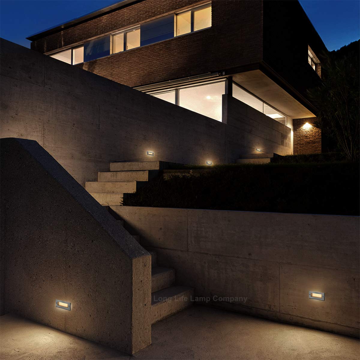 Mini 1.5w LED Warm White Outdoor Recessed Brick Light IP44