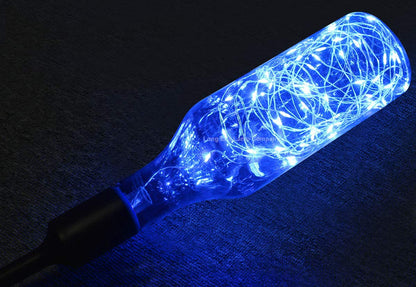 1W LED Blue Bottle Fairy Bulb E27 Decorative Glass Lamp - Free delivery on all orders
