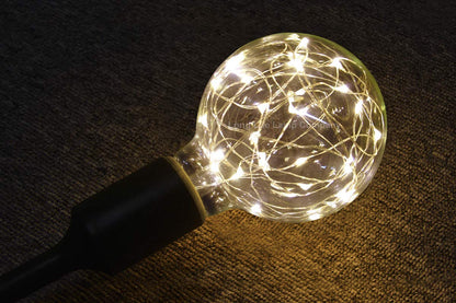 1w E27 LED Globe Decorative Light Bulb Warm White G95 - Free delivery on all orders