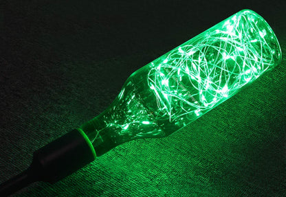 1W LED Green Bottle Fairy Bulb E27 Decorative Glass Lamp - Free delivery on all orders